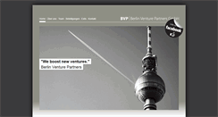 Desktop Screenshot of berlin-venture-partners.com